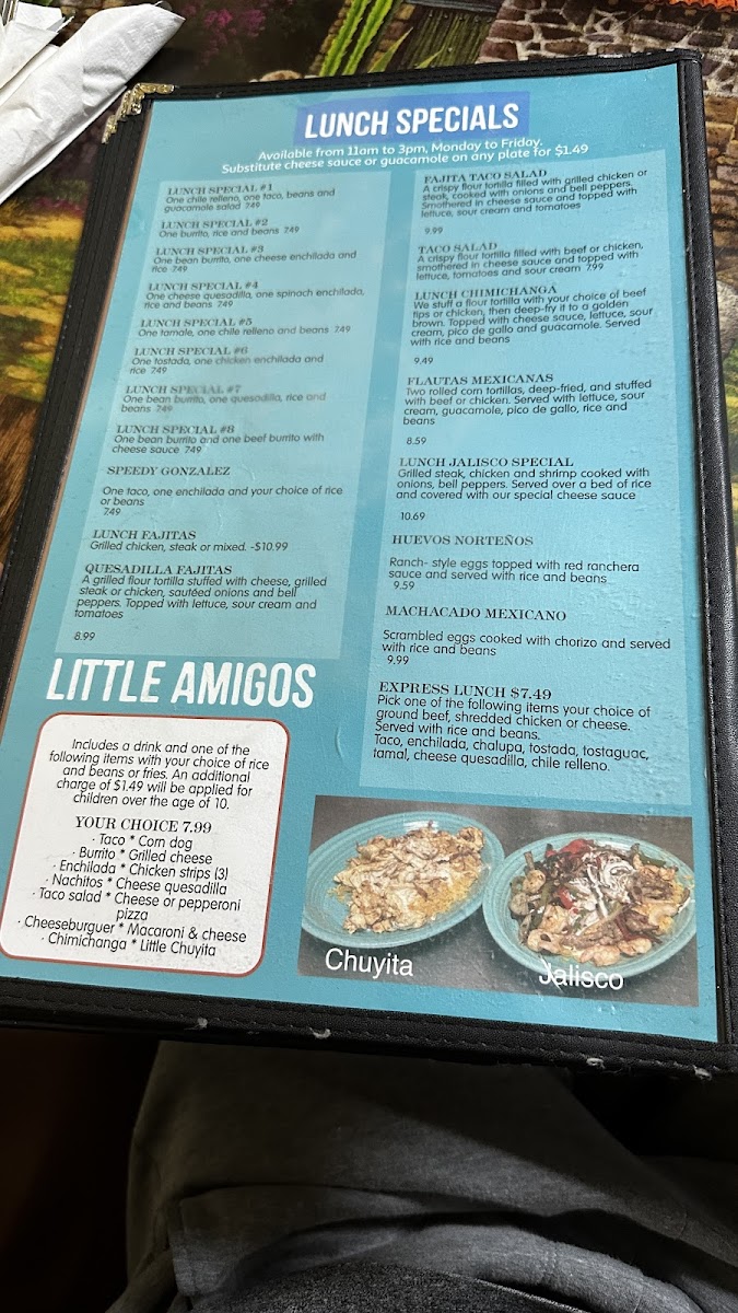 Menu San Juaneros Mexican Restaurant-3